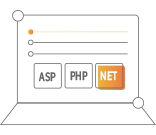 支持ASP、PHP、.Net等多種語(yǔ)言開(kāi)發(fā)